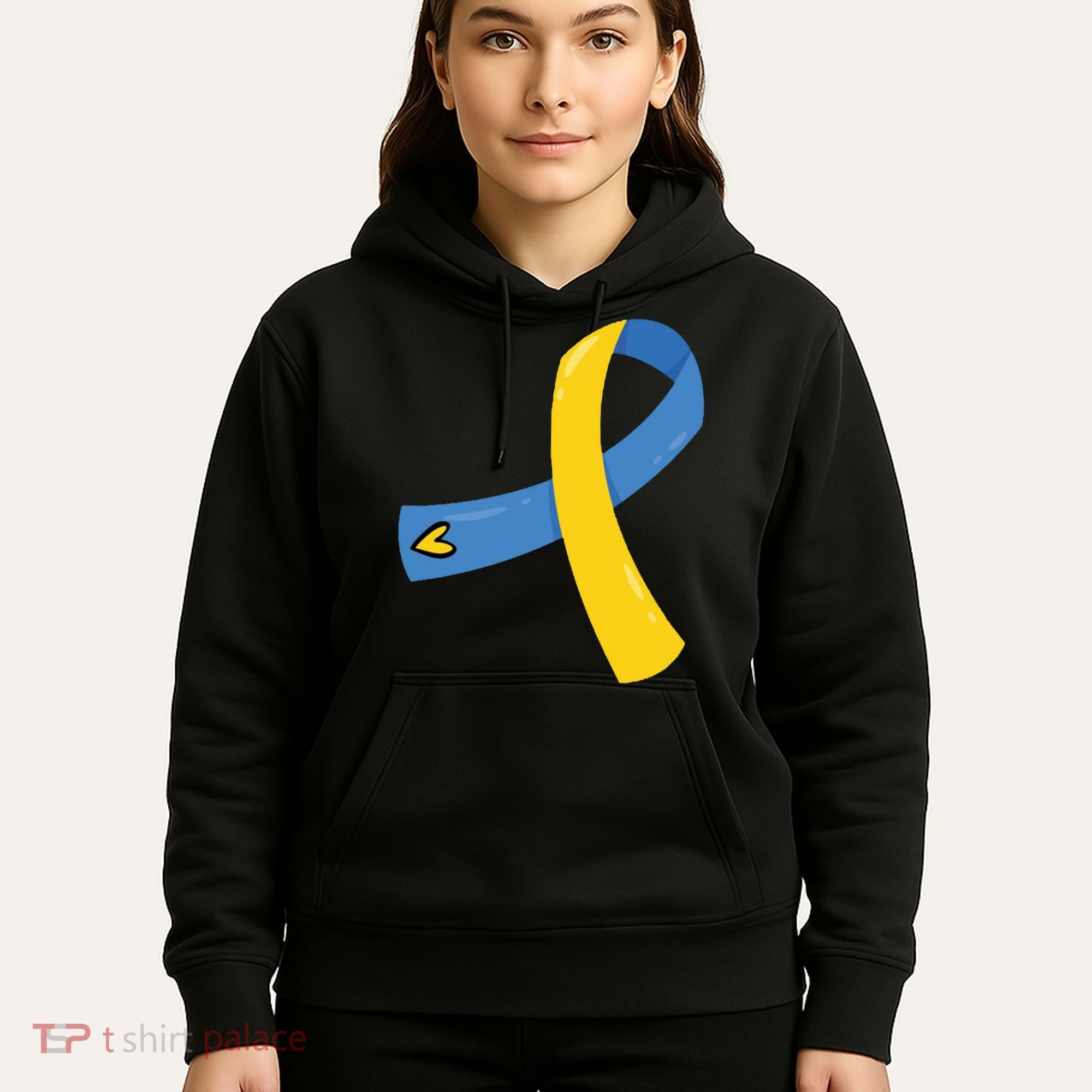 Down Syndrome Awareness Ribbon Hoodie