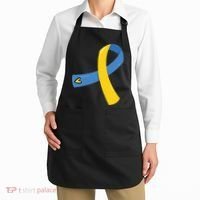 Down Syndrome Awareness Ribbon Apron thumb 2