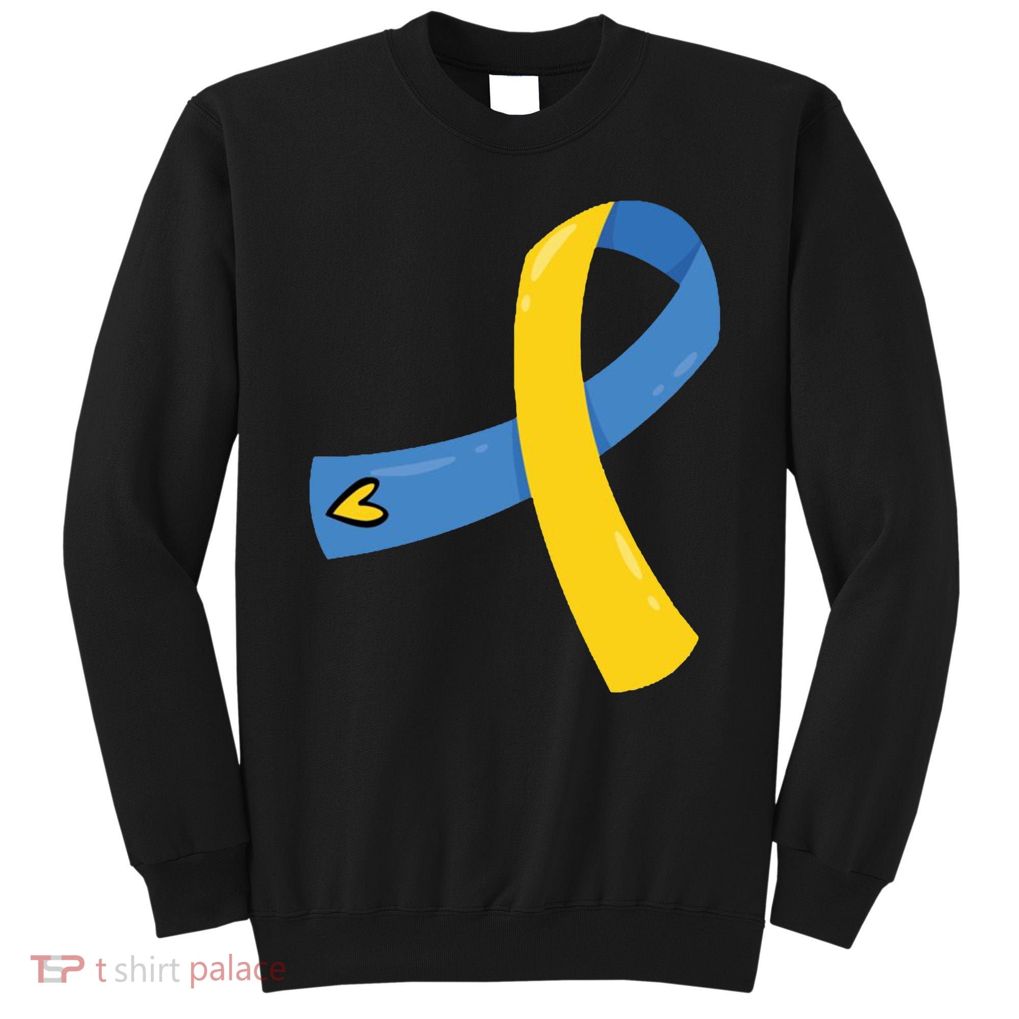 Down Syndrome Awareness Ribbon Sweatshirt