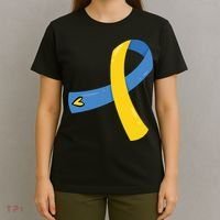 Down Syndrome Awareness Ribbon T-Shirt thumb 4