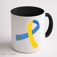 Down Syndrome Awareness Ribbon Coffee Mug thumb 1