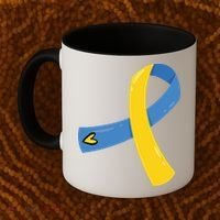 Down Syndrome Awareness Ribbon Coffee Mug thumb 2