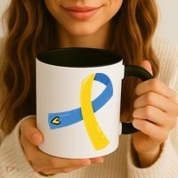 Down Syndrome Awareness Ribbon Coffee Mug thumb 3
