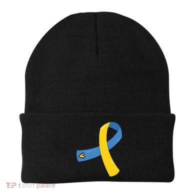 Down Syndrome Awareness Ribbon Beanie