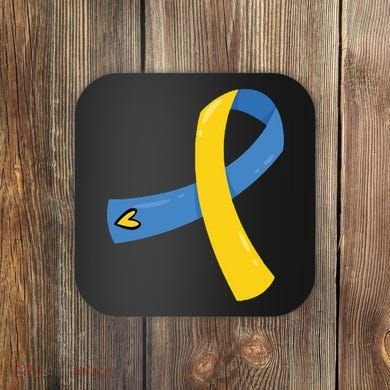 Down Syndrome Awareness Ribbon Coaster