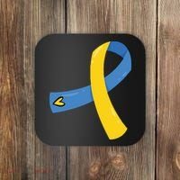 Down Syndrome Awareness Ribbon Coaster thumb 0