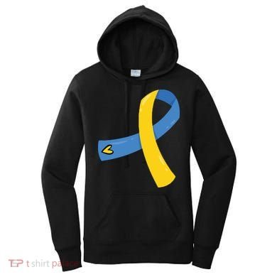 Down Syndrome Awareness Ribbon Women's Hoodie