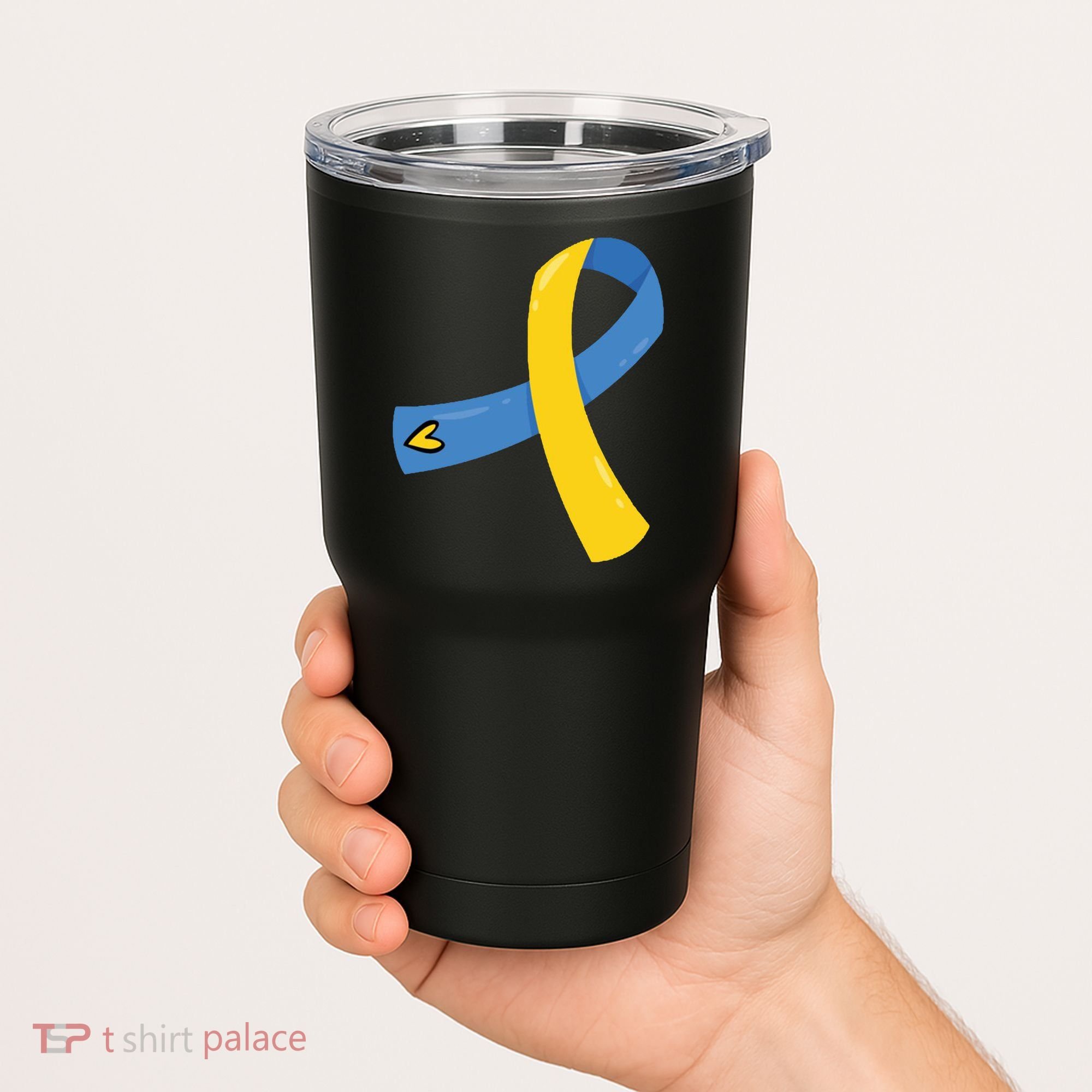 Down Syndrome Awareness Ribbon Tumbler