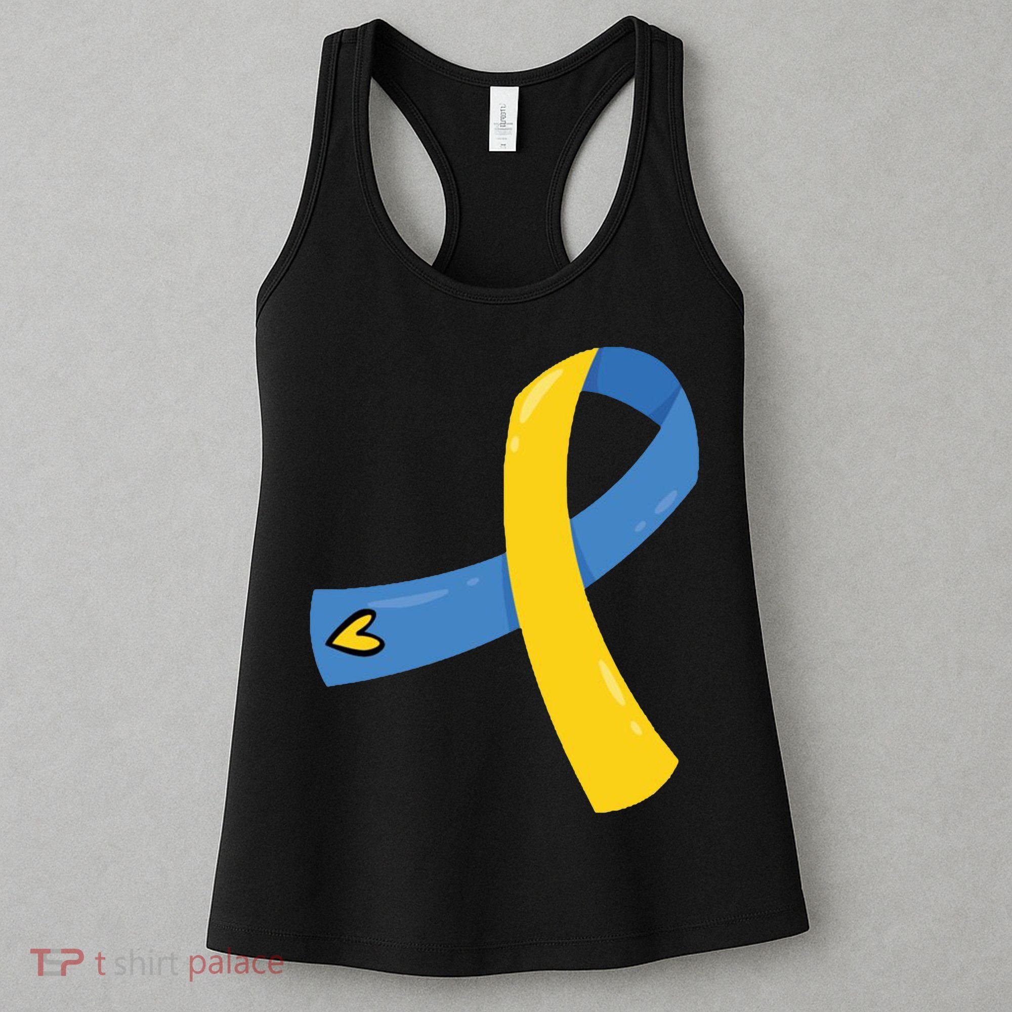 Down Syndrome Awareness Ribbon Women's Tank Top