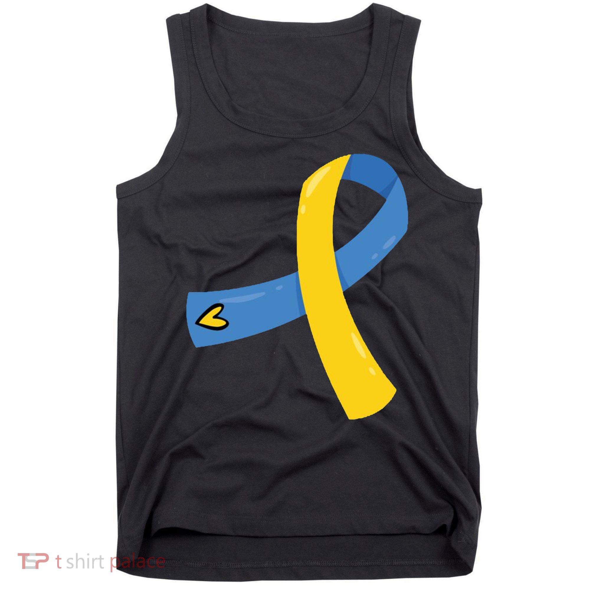 Down Syndrome Awareness Ribbon Tank Top