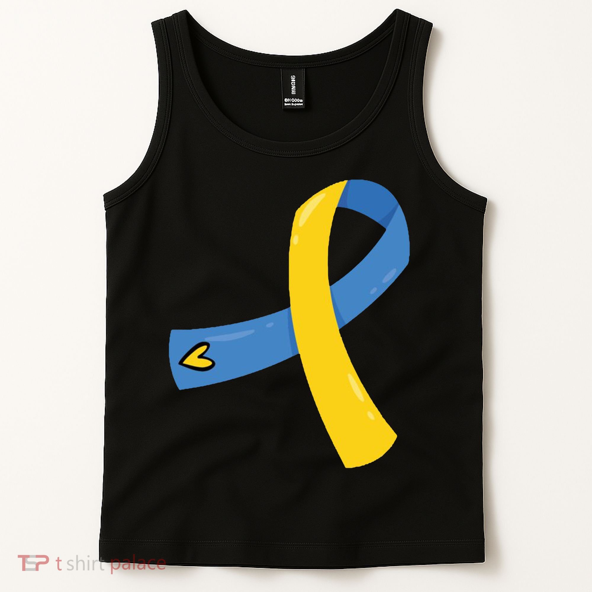 Down Syndrome Awareness Ribbon Tank Top
