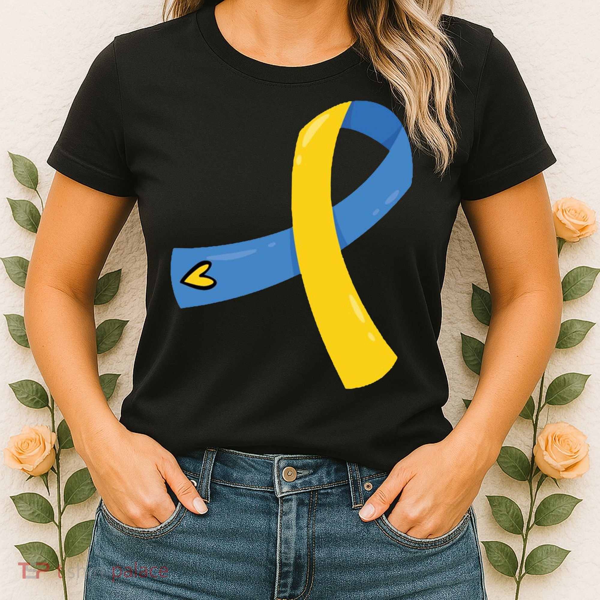 Down Syndrome Awareness Ribbon Women's T-Shirt