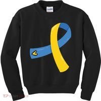 Down Syndrome Awareness Ribbon Kids Sweatshirt thumb 0