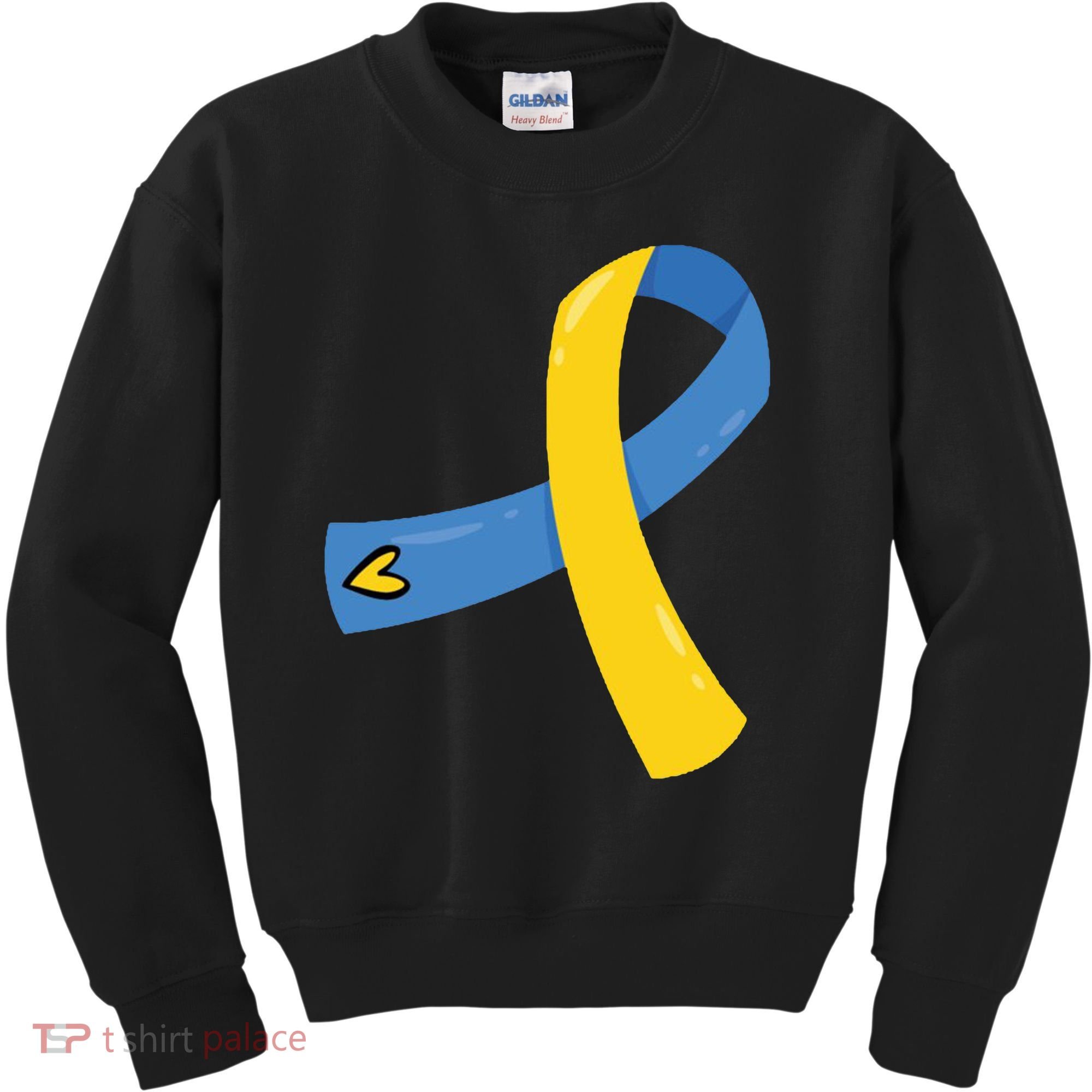 Down Syndrome Awareness Ribbon Kids Sweatshirt