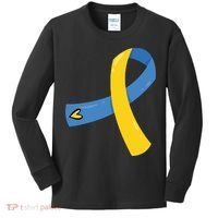 Down Syndrome Awareness Ribbon Kids Long Sleeve Shirt thumb 0