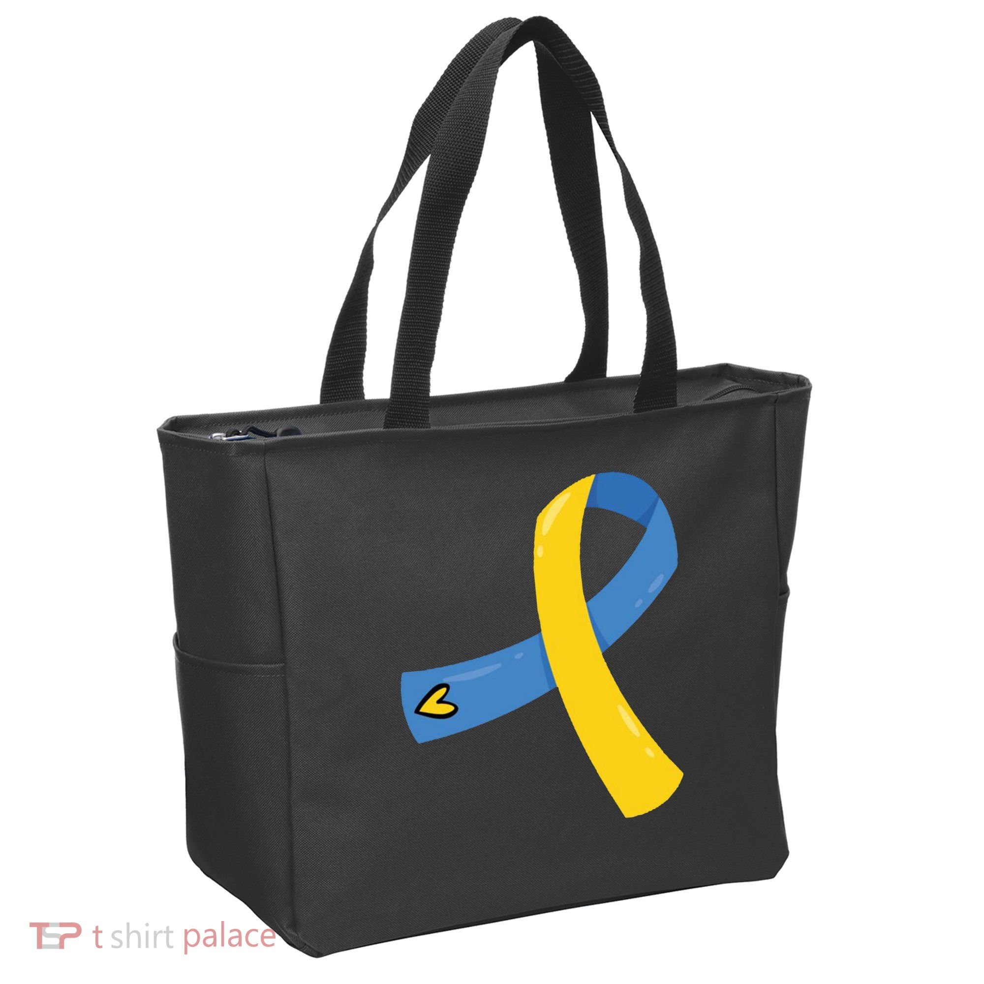 Down Syndrome Awareness Ribbon Tote Bag