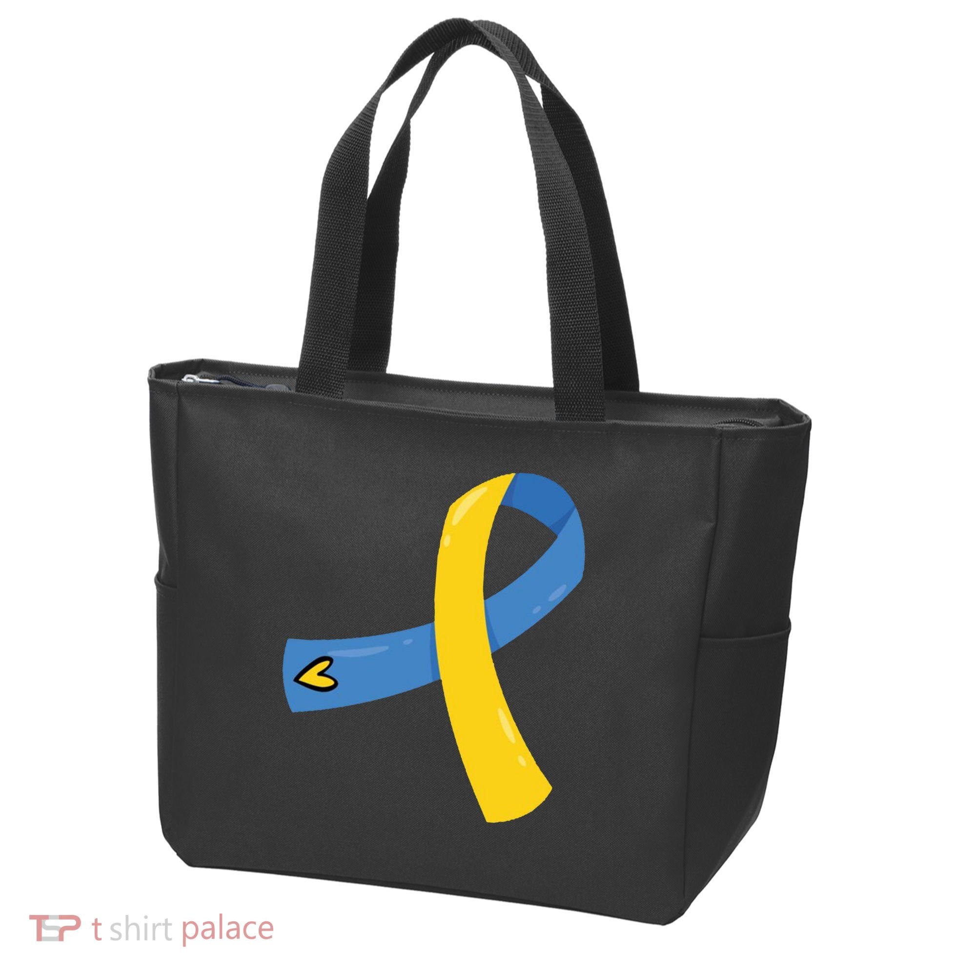 Down Syndrome Awareness Ribbon Tote Bag