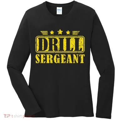 Drill Sergeant A Drill Team Or Warrant Officer Women's Long Sleeve Shirt