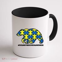 Down Syndrome Awareness Bear Coffee Mug thumb 1
