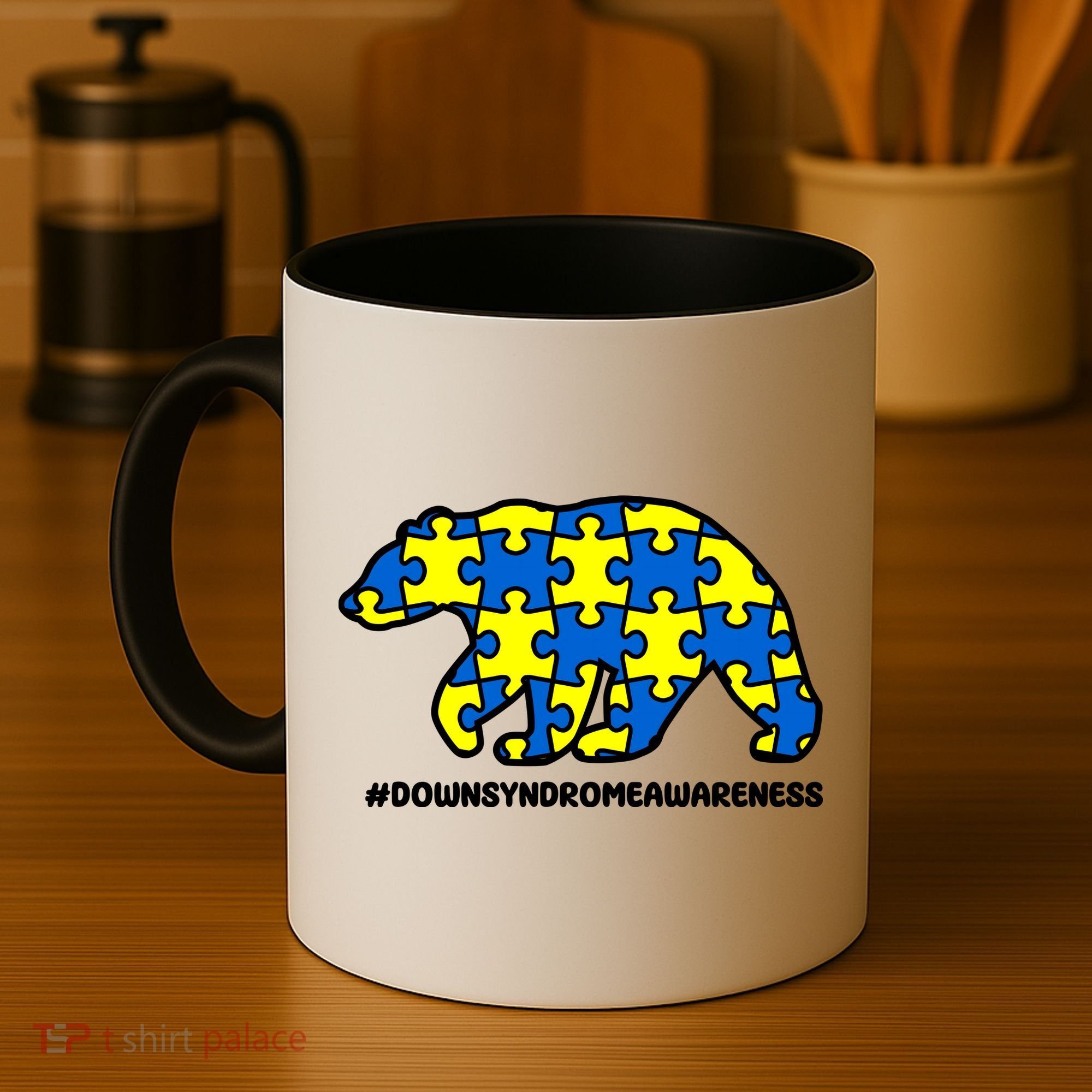 Down Syndrome Awareness Bear Coffee Mug