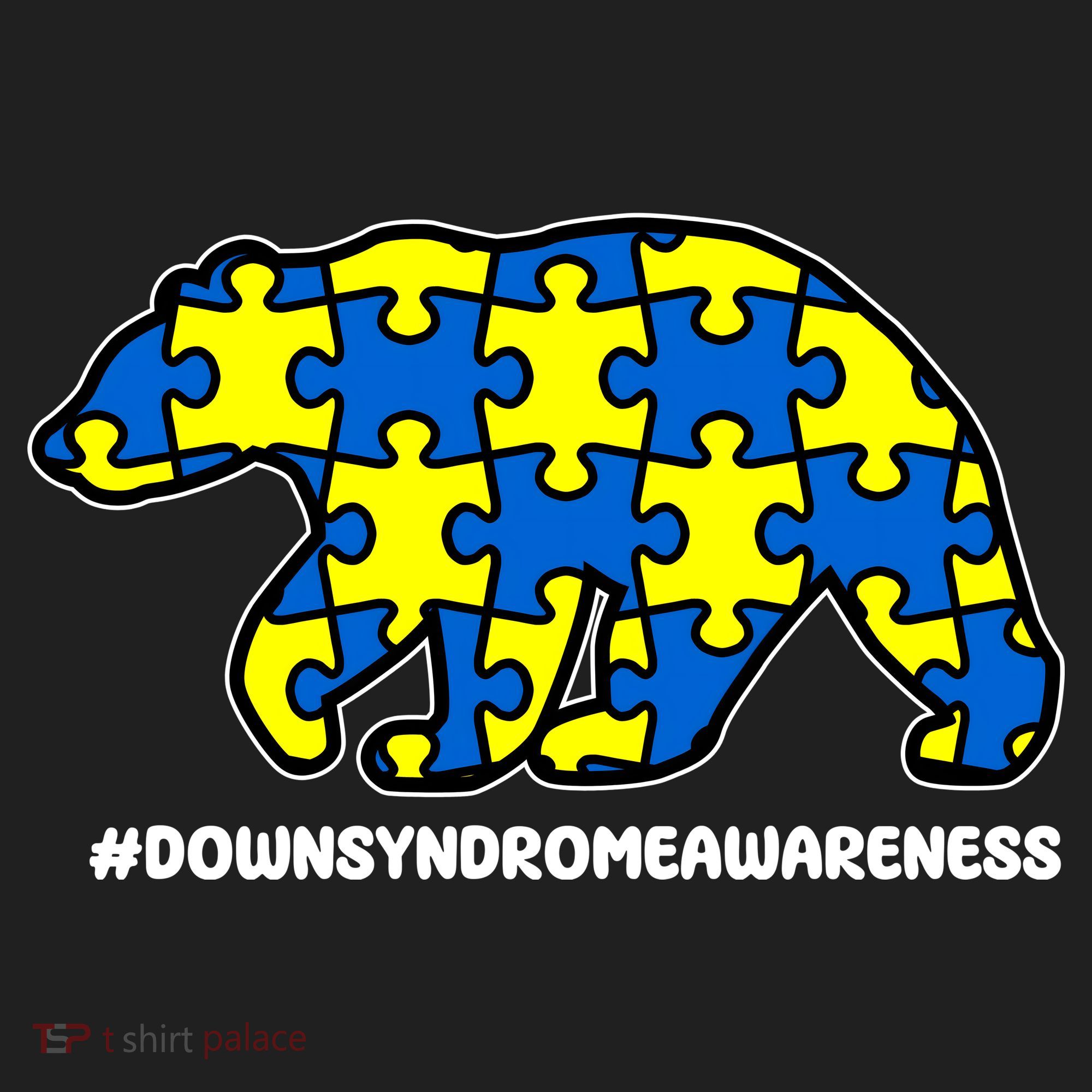 Down Syndrome Awareness Bear Tumbler