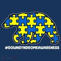 Down Syndrome Awareness Bear Doggie Tank thumb 4