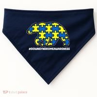 Down Syndrome Awareness Bear USA-Made Doggie Bandana thumb 0