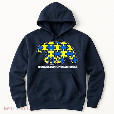 Down Syndrome Awareness Bear Hoodie