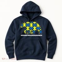 Down Syndrome Awareness Bear Hoodie thumb 0