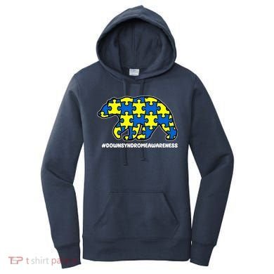 Down Syndrome Awareness Bear Women's Hoodie
