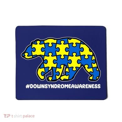 Down Syndrome Awareness Bear Mousepad