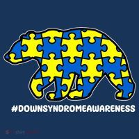 Down Syndrome Awareness Bear Mousepad thumb 1