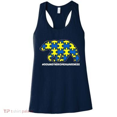 Down Syndrome Awareness Bear Women's Tank Top