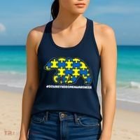 Down Syndrome Awareness Bear Women's Tank Top thumb 2