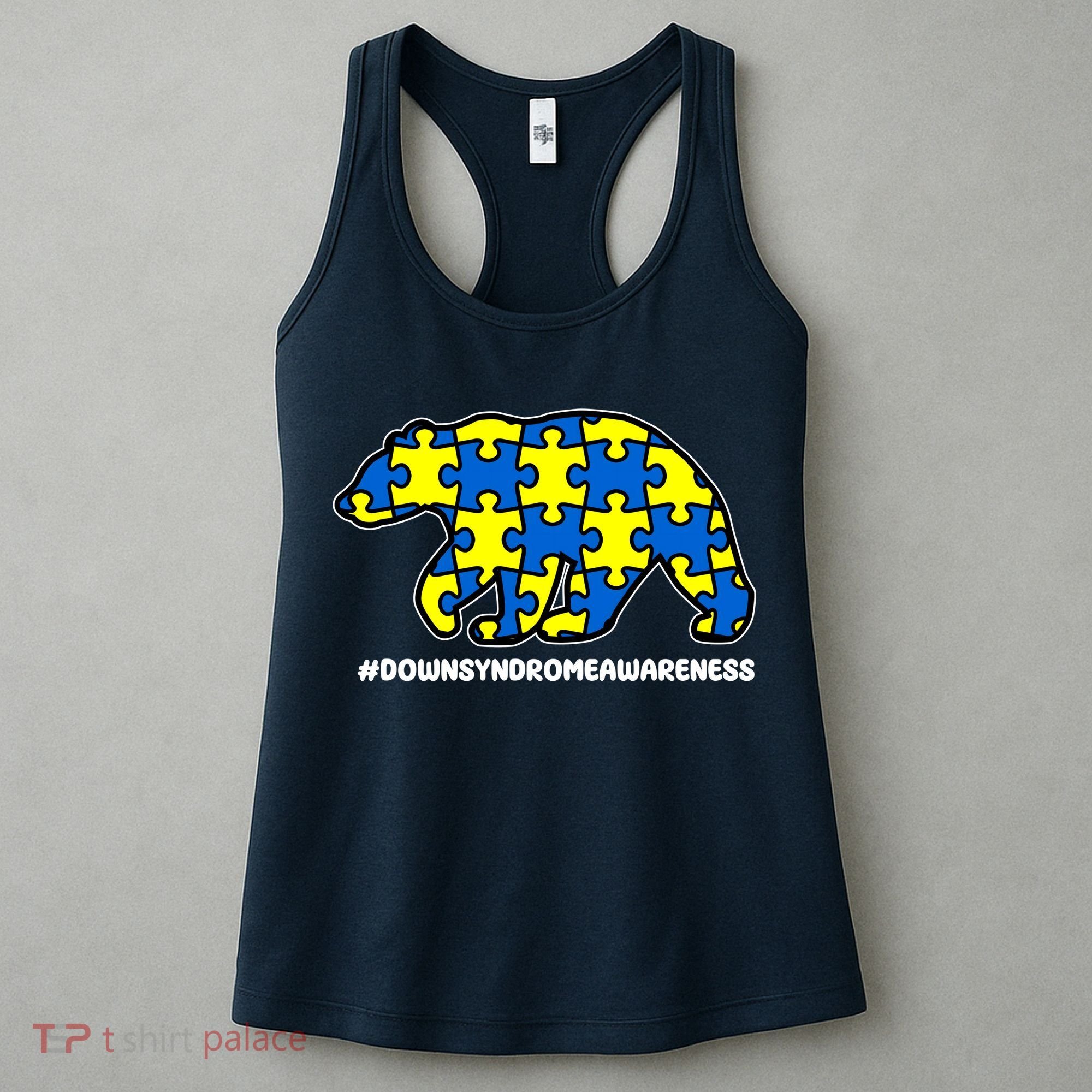 Down Syndrome Awareness Bear Women's Tank Top