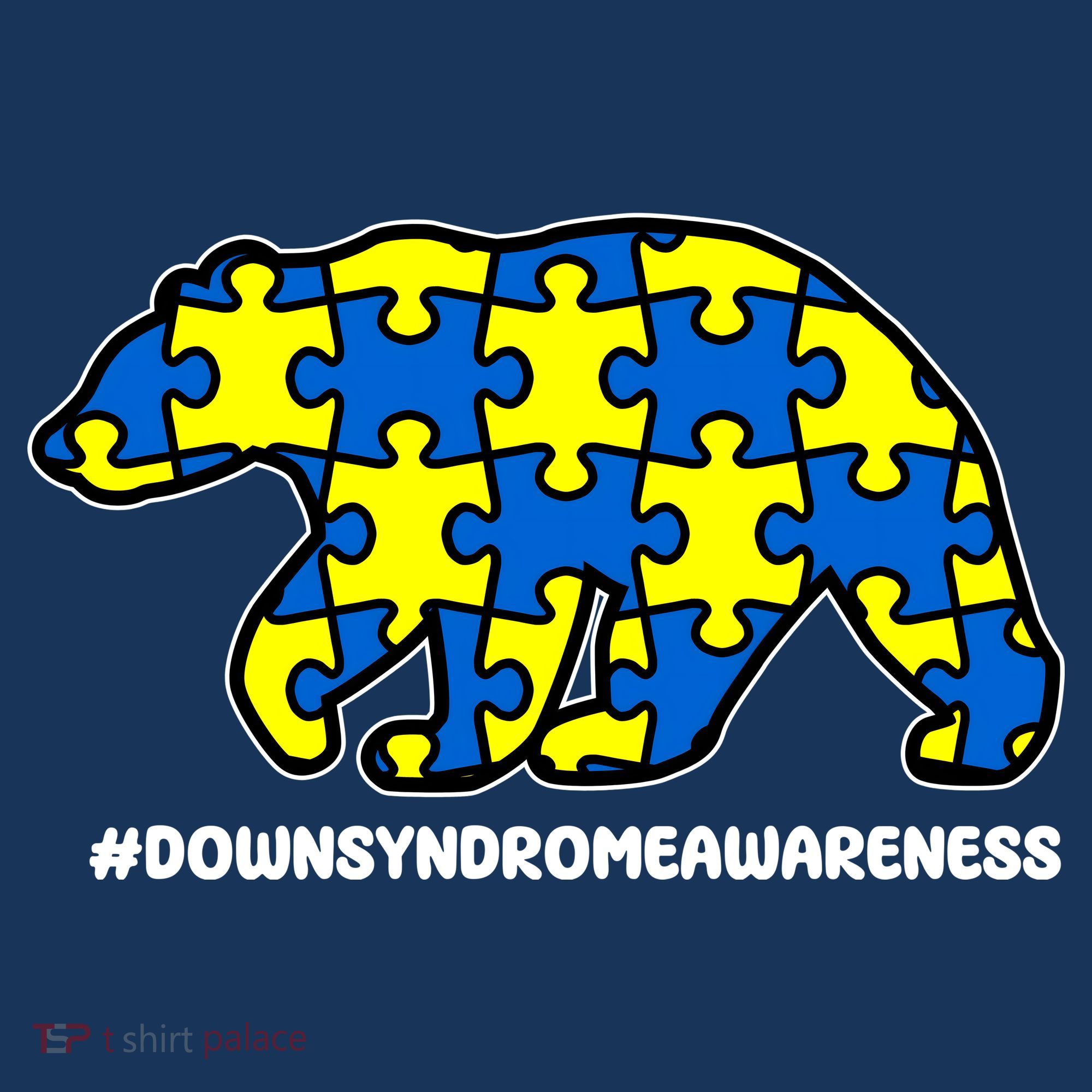 Down Syndrome Awareness Bear Toddler Hoodie