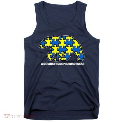Down Syndrome Awareness Bear Tank Top
