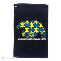 Down Syndrome Awareness Bear Golf Towel thumb 0