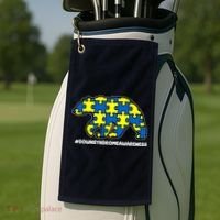 Down Syndrome Awareness Bear Golf Towel thumb 2