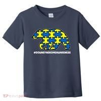 Down Syndrome Awareness Bear Toddler T-Shirt thumb 0