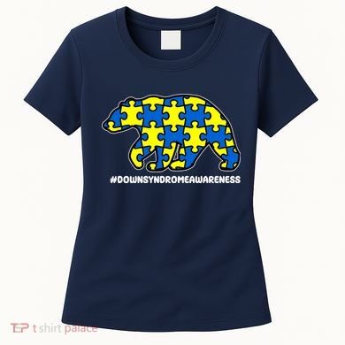 Down Syndrome Awareness Bear Women's T-Shirt