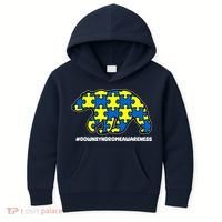 Down Syndrome Awareness Bear Kids Hoodie thumb 0