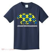 Down Syndrome Awareness Bear Kids T-Shirt thumb 0