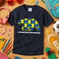 Down Syndrome Awareness Bear Kids T-Shirt thumb 3