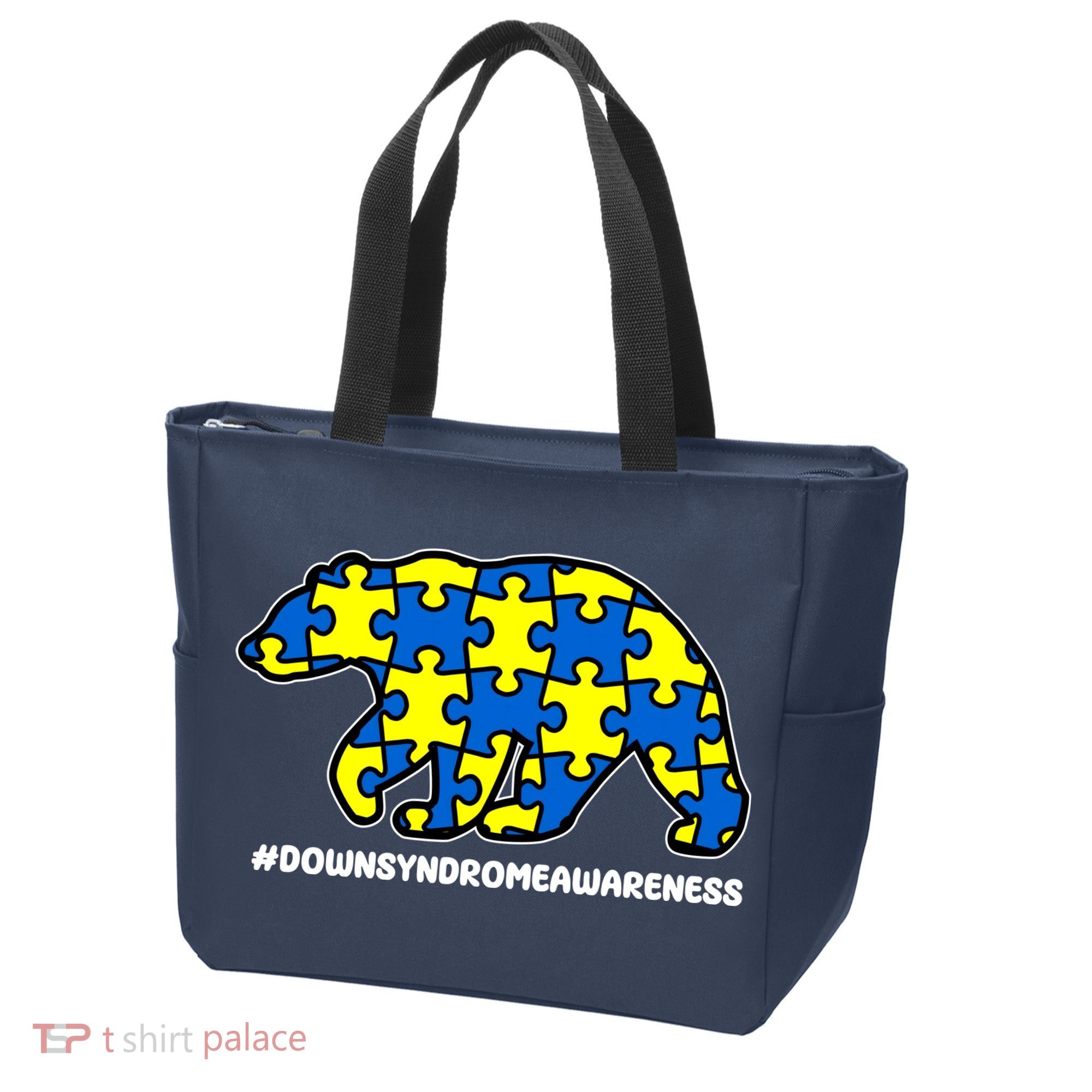 Down Syndrome Awareness Bear Tote Bag