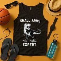 Dinosaur Small Arms Expert Tank Top thumb 4