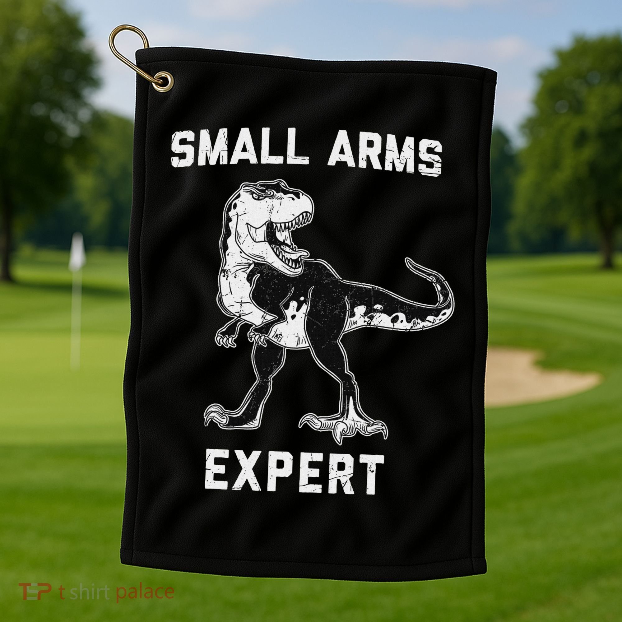 Dinosaur Small Arms Expert Golf Towel