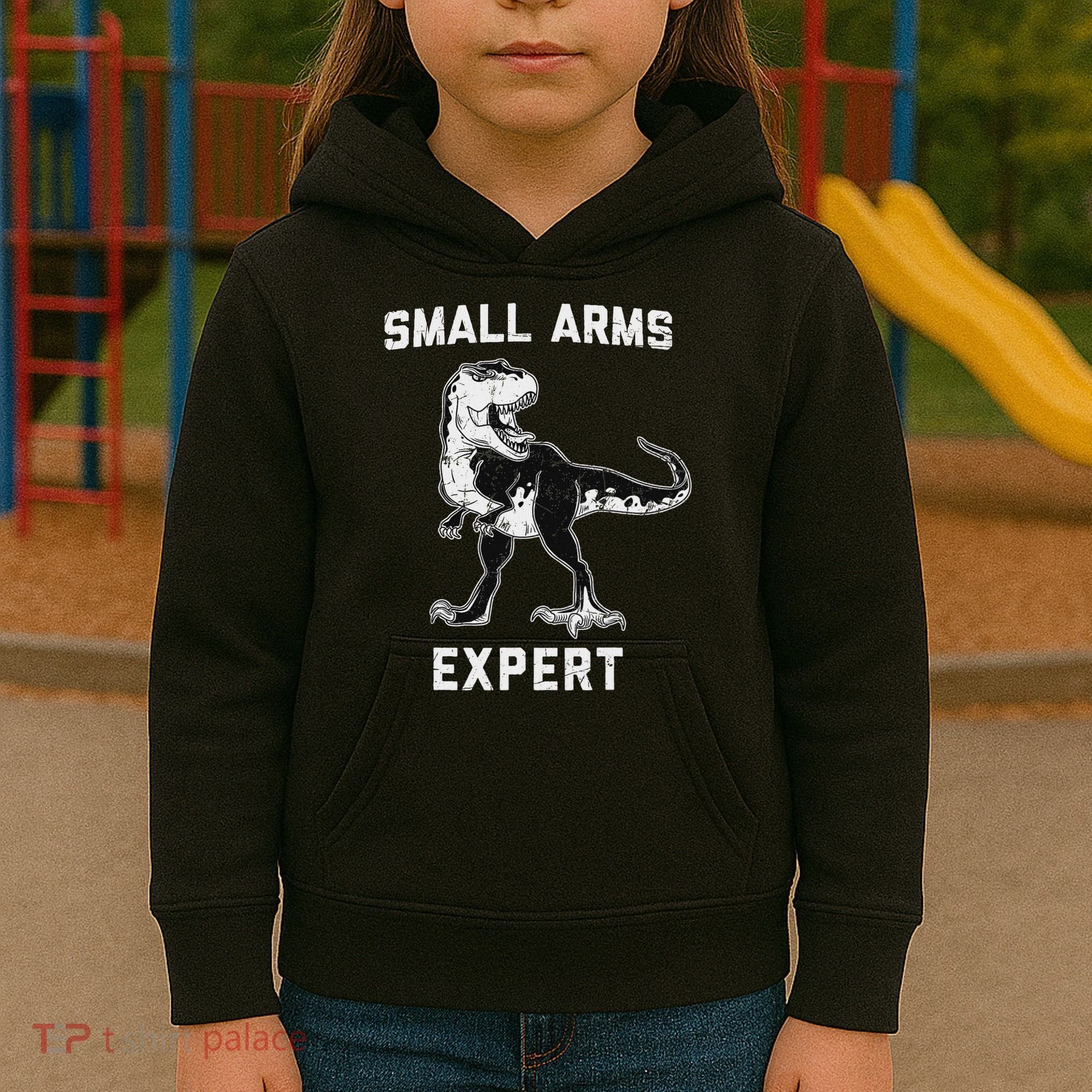 Dinosaur Small Arms Expert Kids Hoodie