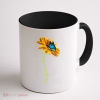 Down Syndrome Awareness Butterfly Sunflower Coffee Mug thumb 1