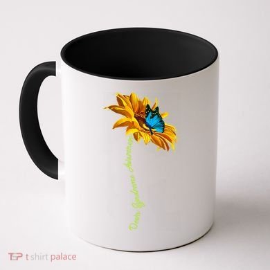 Down Syndrome Awareness Butterfly Sunflower Coffee Mug